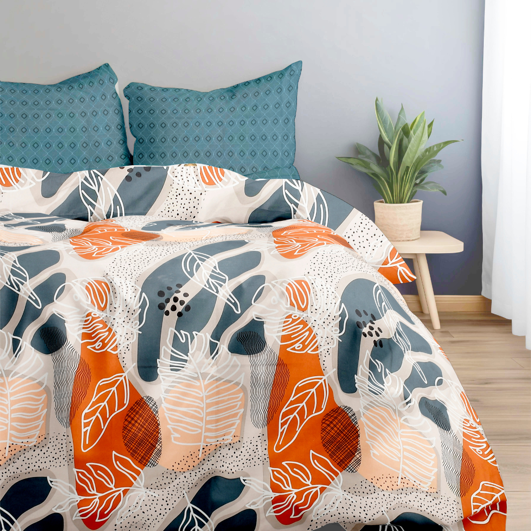 Bonafide Bedsheet – OOA 144 GSM Polyester King Size Set